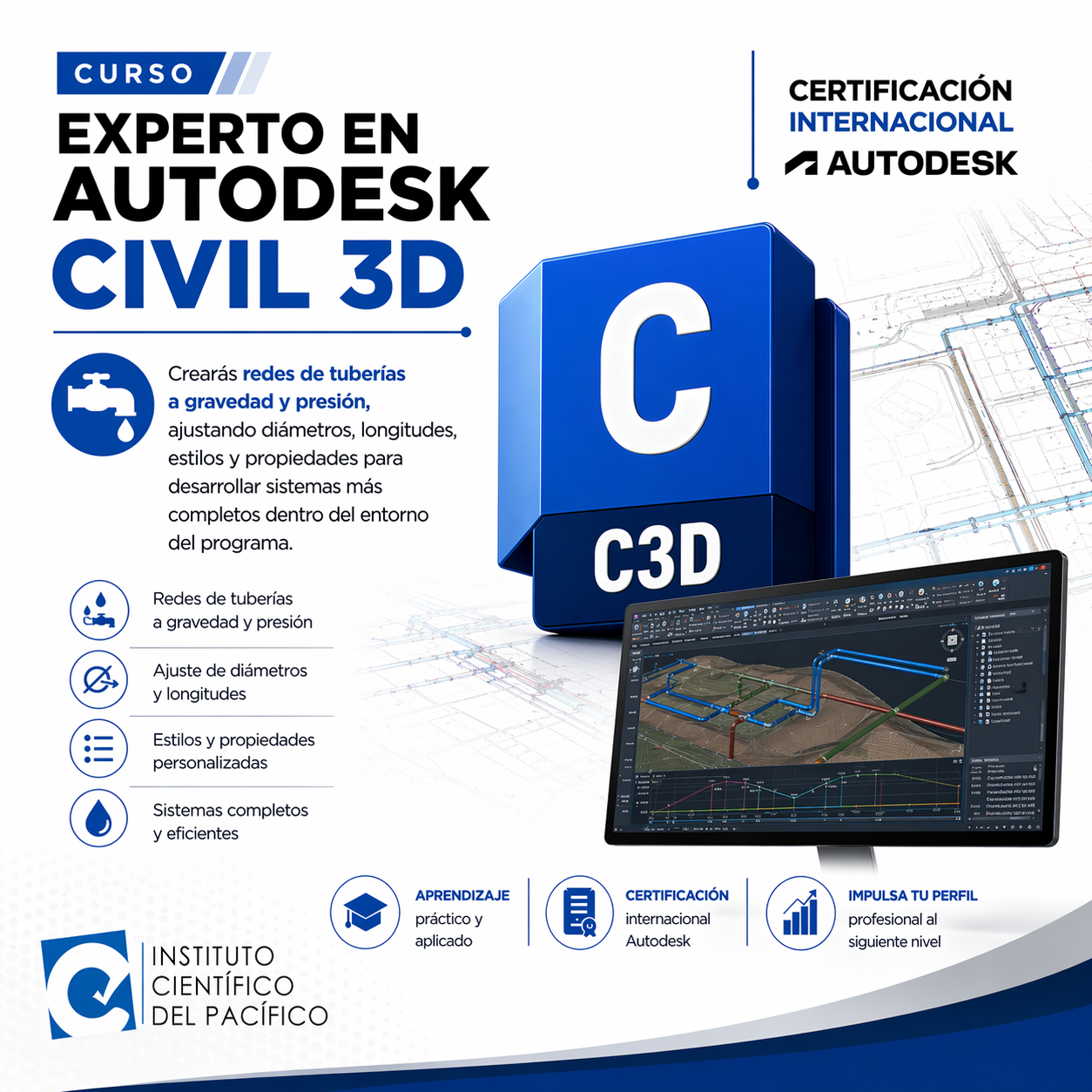 Curso Experto en Autodesk Civil 3D