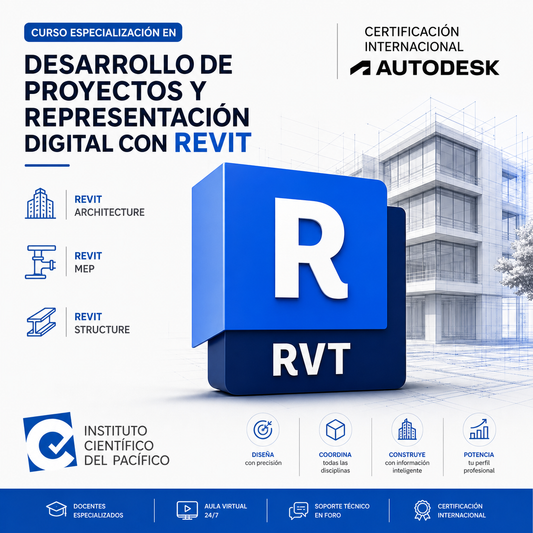 Curso Especialización en Desarrollo de Proyectos y Representación Digital con Revit
