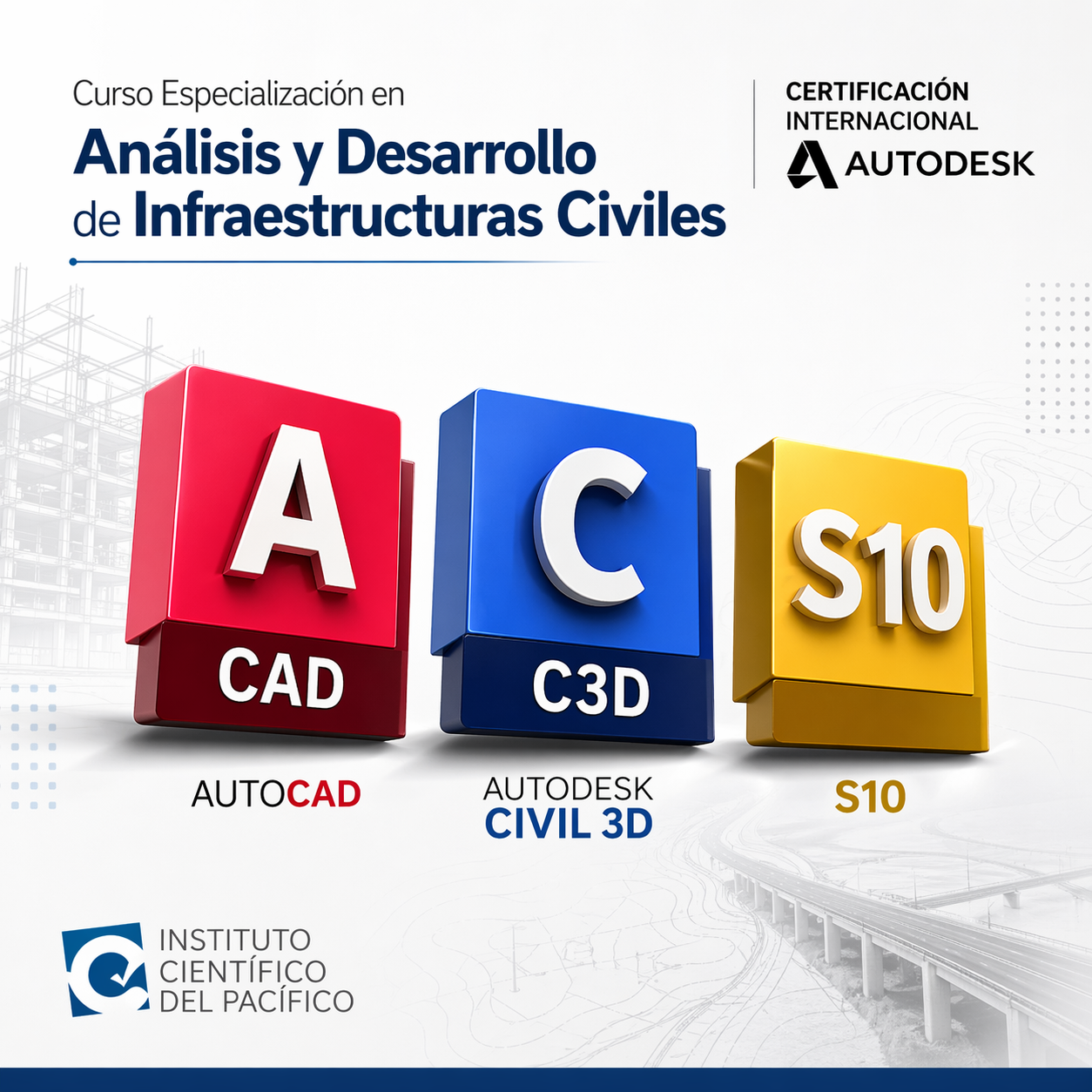 Curso Especialización en Análisis y Desarrollo de Infraestructuras Civiles