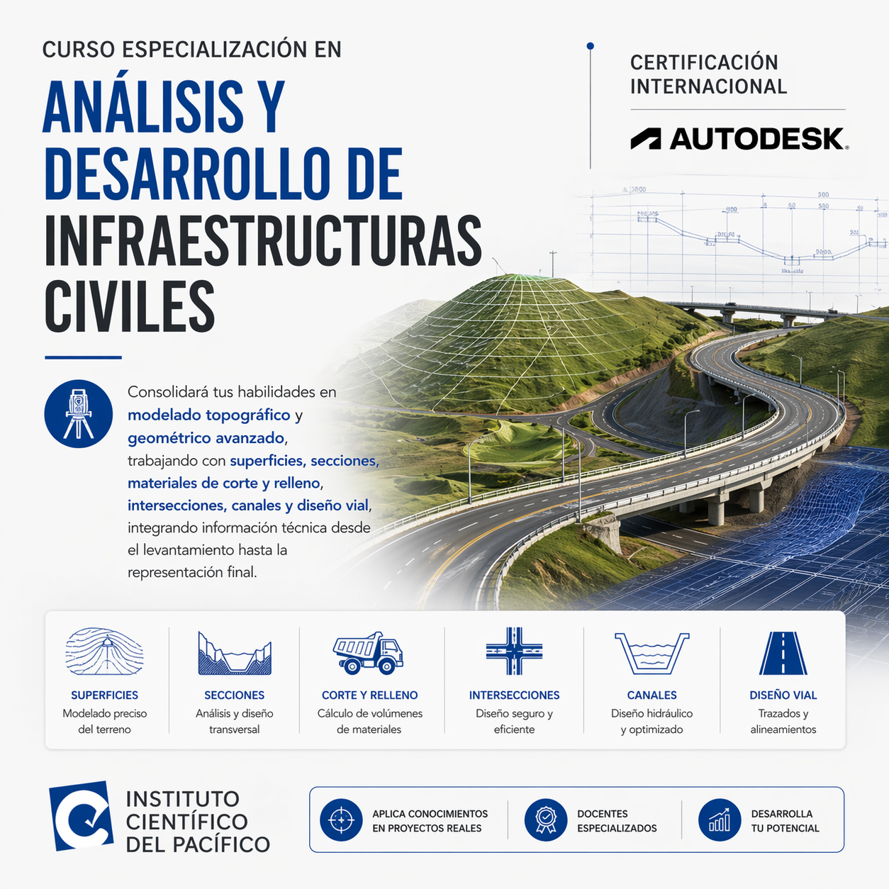 Curso Especialización en Análisis y Desarrollo de Infraestructuras Civiles