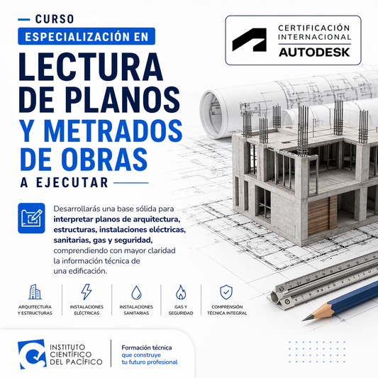 Curso Especialización en Lectura de Planos y Metrados de Obras a Ejecutar