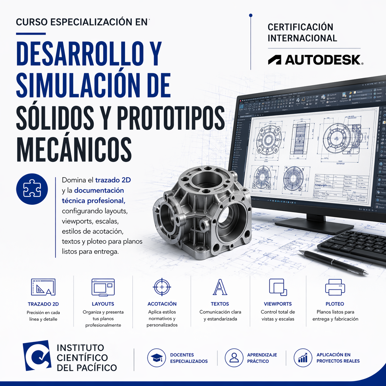 Curso Especialización en Desarrollo y Simulación de Sólidos y Prototipos Mecánicos