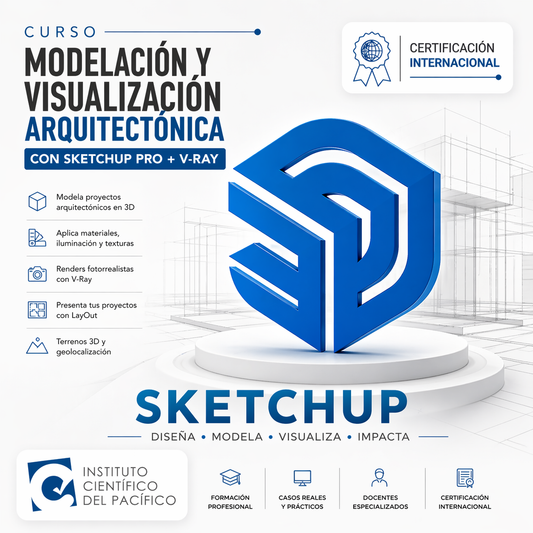 Curso Modelación y Visualización Arquitectónica con SketchUp Pro + V-Ray